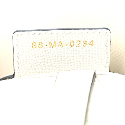 Christian Dior Grained Calfskin Saddle Bag White 7 of 10