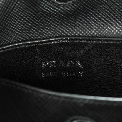 Prada Saffiano Cuir Medium Double Handle Tote Black 7 of 8