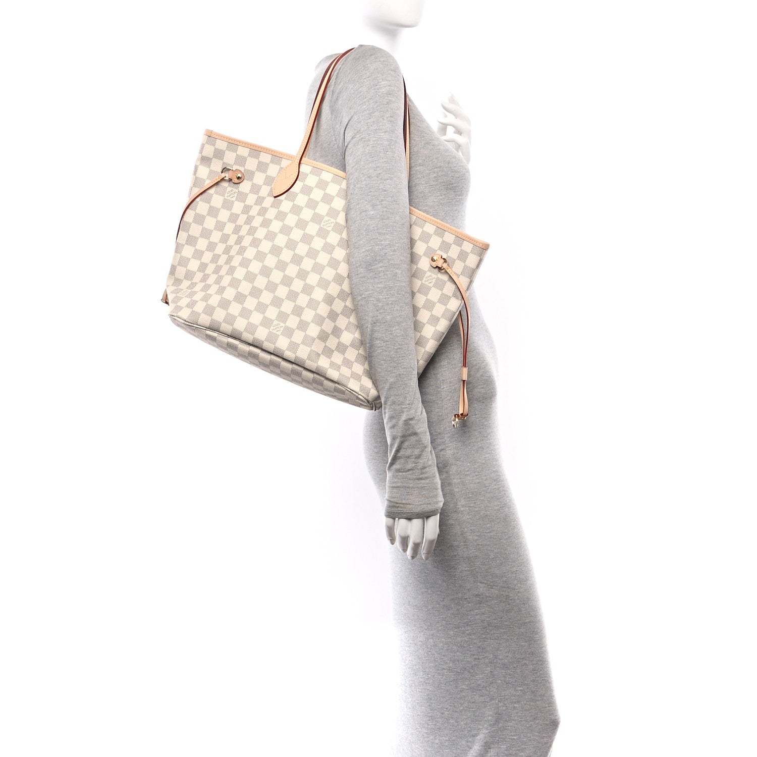Louis Vuitton Damier Azur Neo Neverfull MM 2 of 10