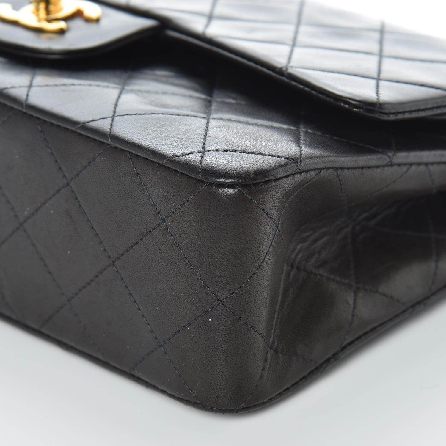Chanel Lambskin Quilted Small Double Flap Black 17 of 17