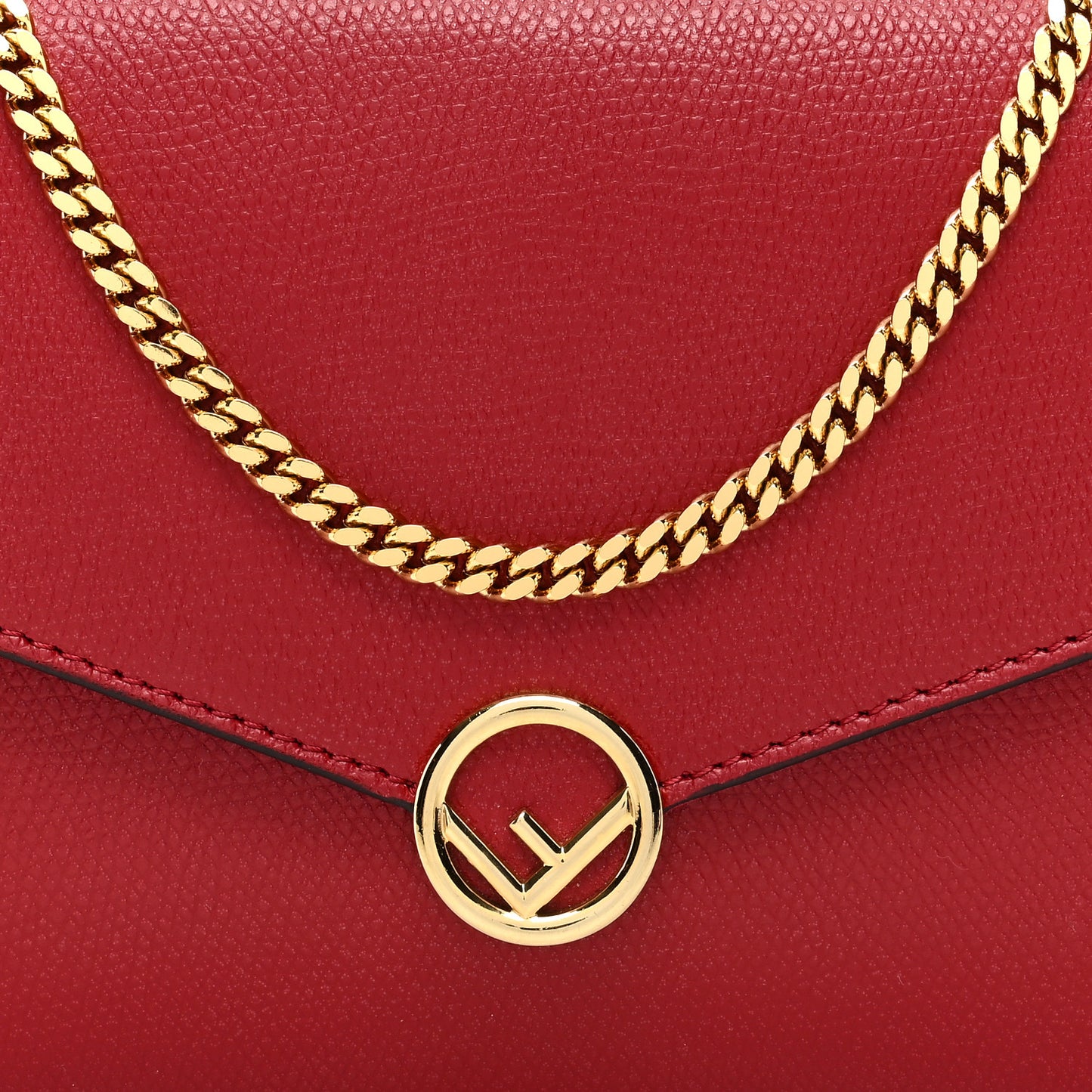 Vitello Cruise F is Fendi Envelope Wallet on Chain with Pouches Fragola