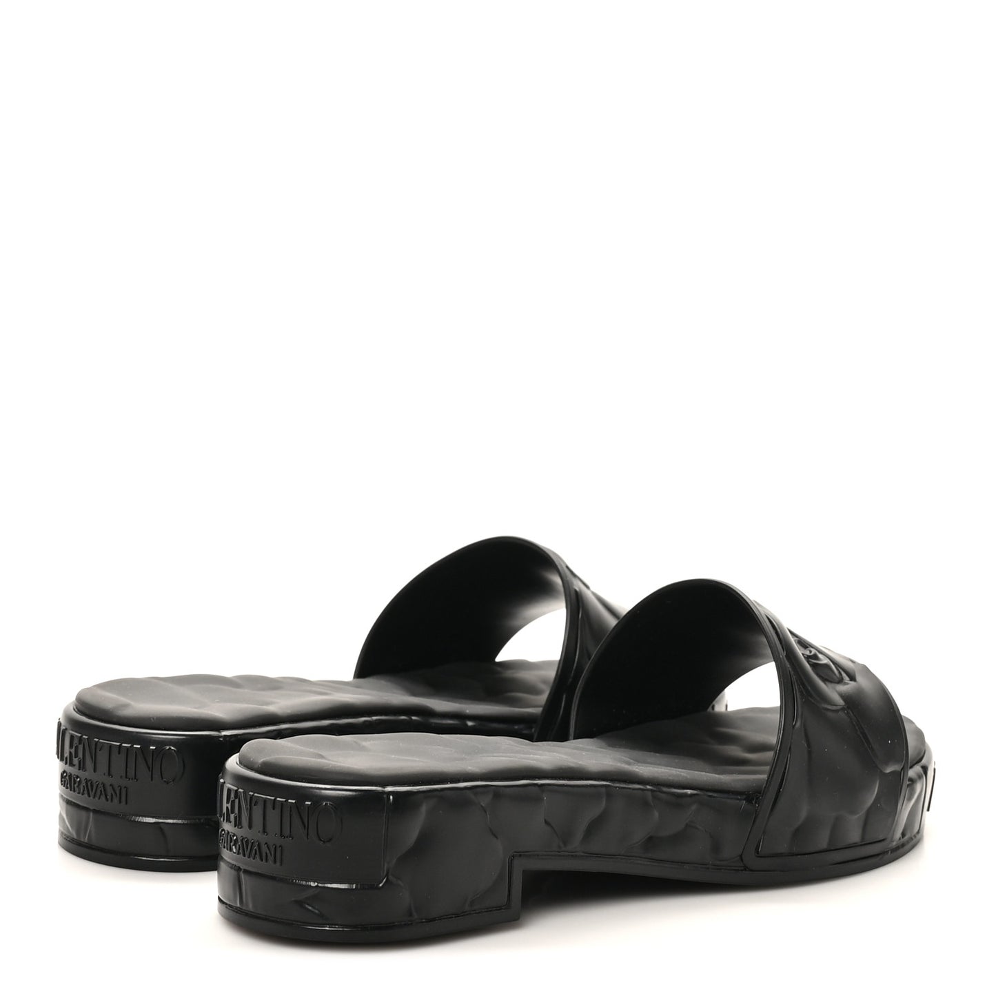 Rubber Atelier 03 Rose Edition 25/40mm Platform Slide Sandals 38 Black