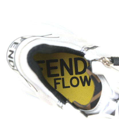 Fendi Nylon Suede Transparent Fendi Flow Low Top Sneakers 36 White 16 of 16