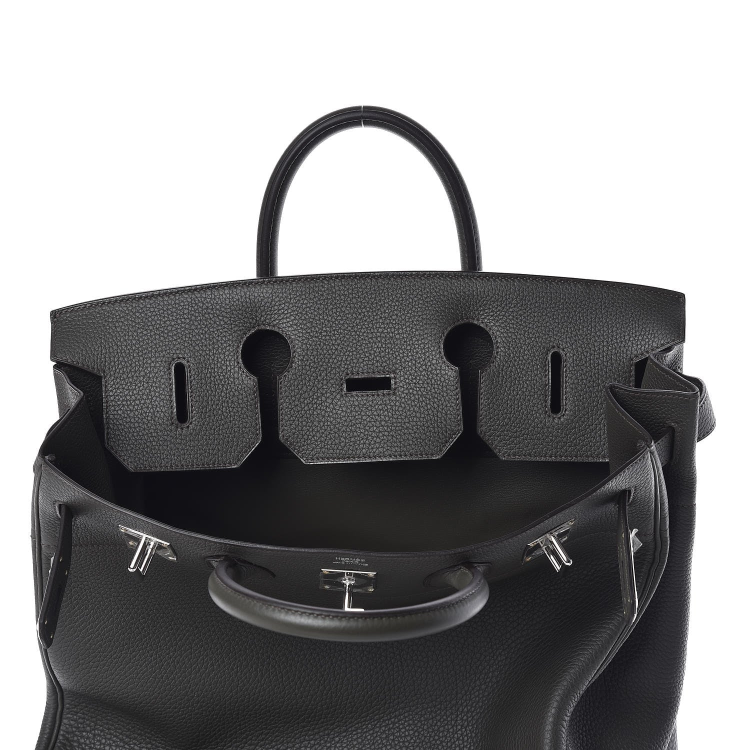 Hermes Taurillon Clemence HAC Birkin 40 Vert De Gris 18 of 30