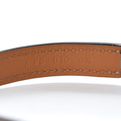 Hermes Swift Rivale Double Tour Bracelet T2 Gris Asphalte 5 of 8