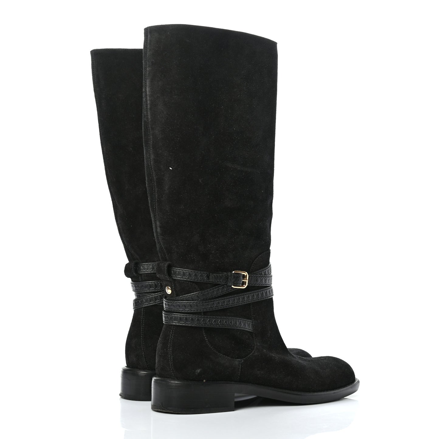 Suede Crossroads High Boot 38.5 Black