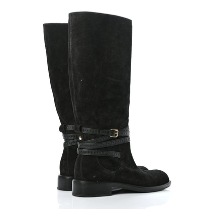 Louis Vuitton Suede Crossroads High Boot 38.5 Black 4 of 11