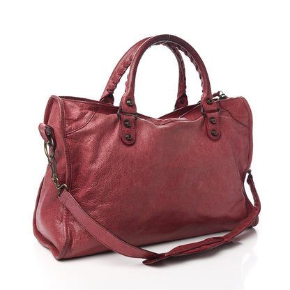 Balenciaga Agneau Classic Hardware City Cassis 2 of 11