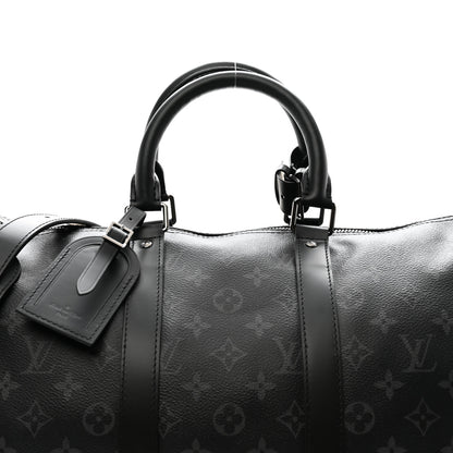 Louis Vuitton Monogram Eclipse Keepall Bandouliere 45 8 of 12