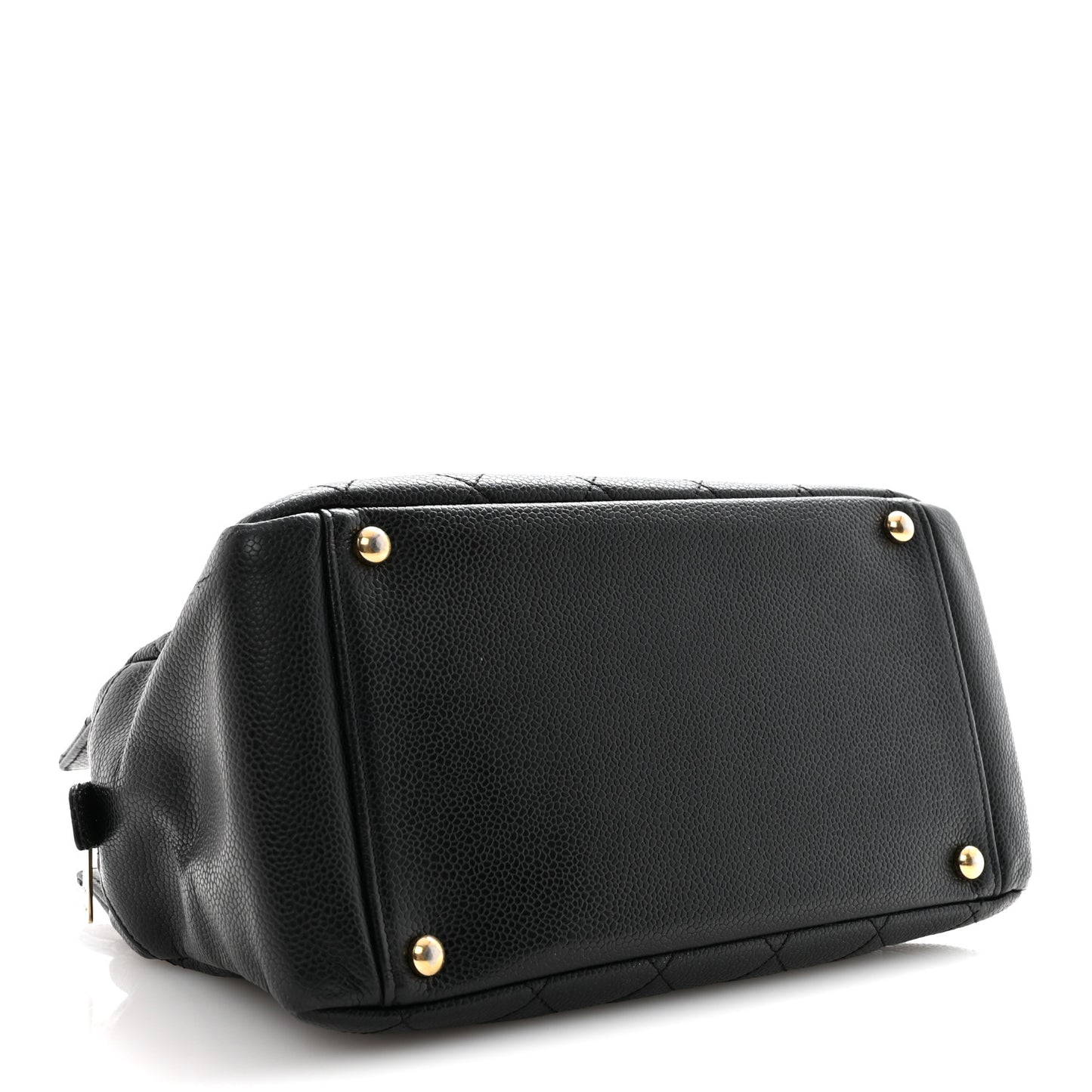 Caviar Quilted Petit Timeless Tote PTT Black
