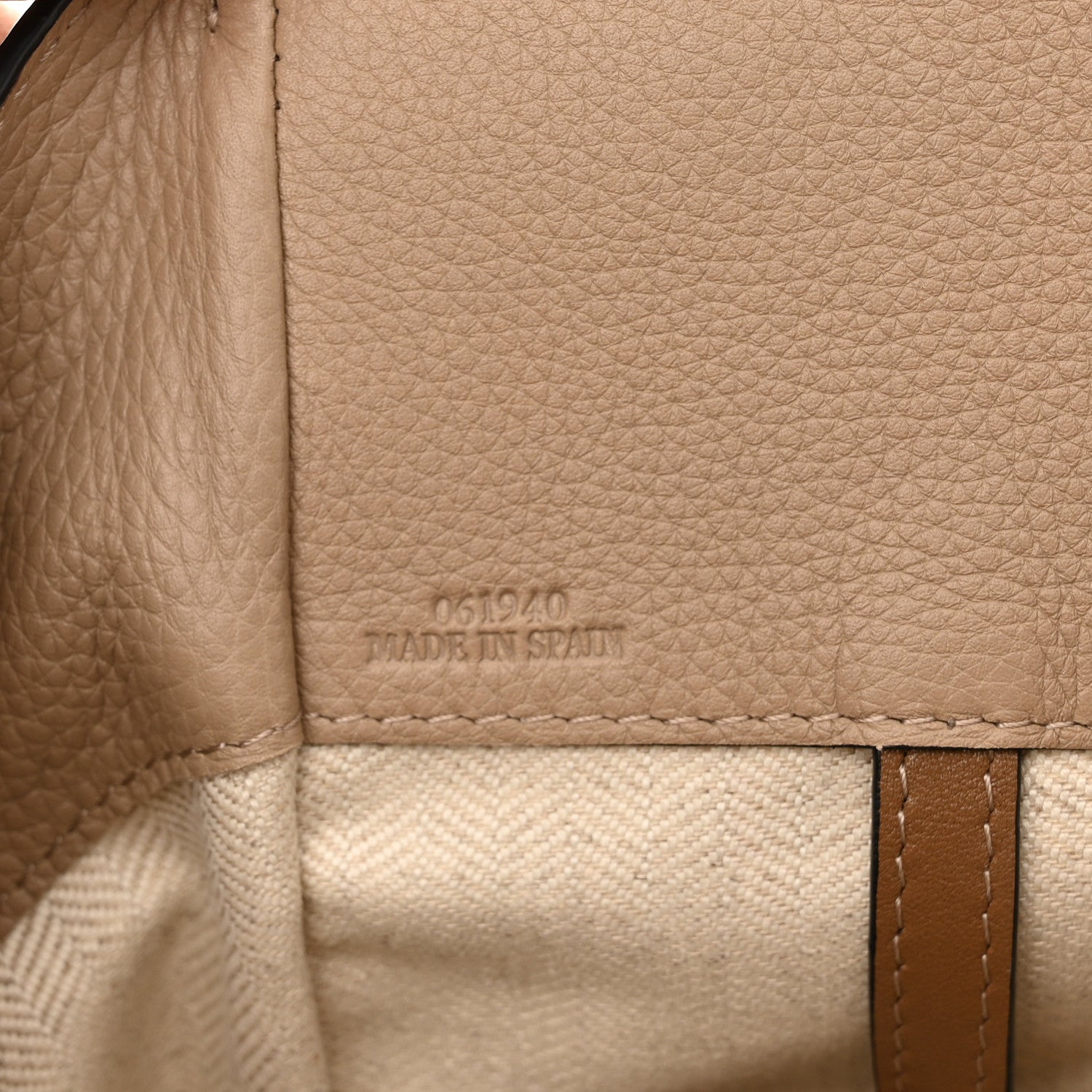 Loewe Calfskin Mini Hammock Shoulder Bag Sand Mink 6 of 12