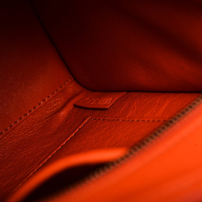 Celine Smooth Calfskin Nano Luggage Fluo Orange 7 of 7