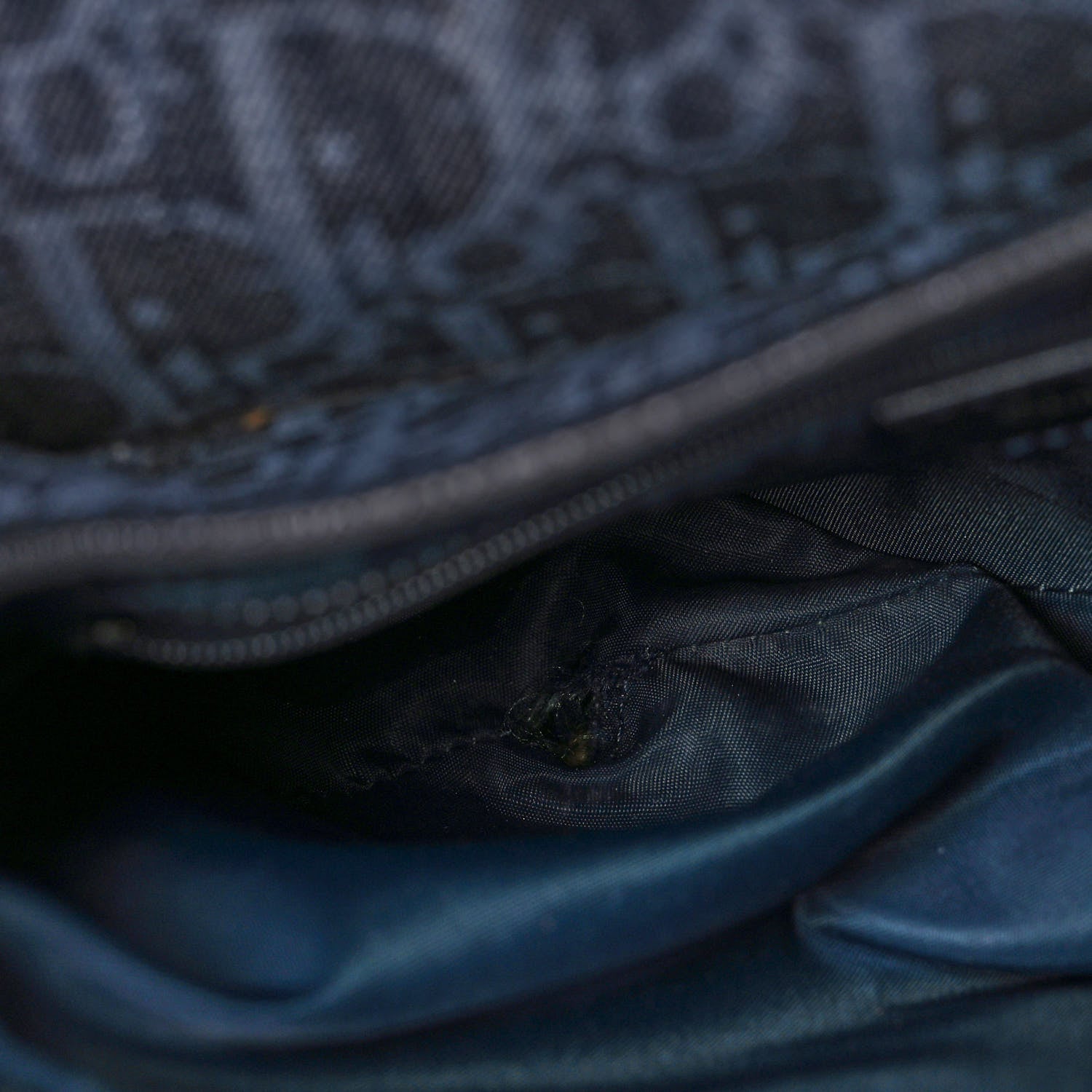 Christian Dior Denim Monogram Flight Saddle Bag 12 of 13