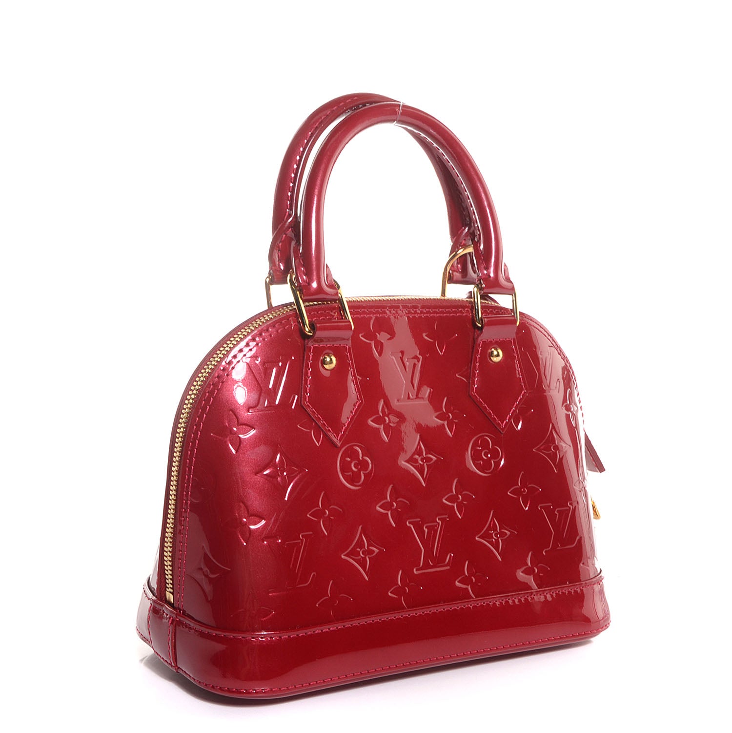 Louis Vuitton Vernis Alma BB Pomme D'Amour 3 of 7