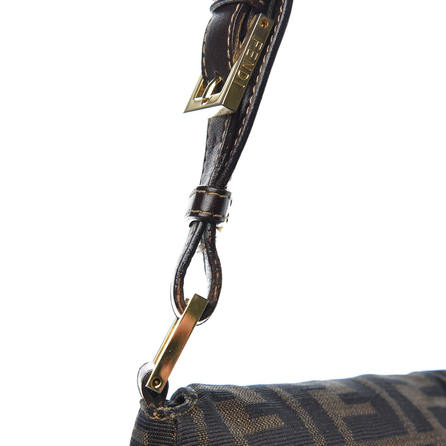Fendi Zucca Shoulder Bag Tobacco 12 of 12