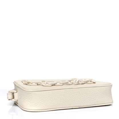 Louis Vuitton Taurillon Monogram Pochette Volga White 3 of 4
