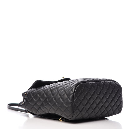 Chanel Calfskin Quilted Large Urban Spirit Backpack Black 4 of 9