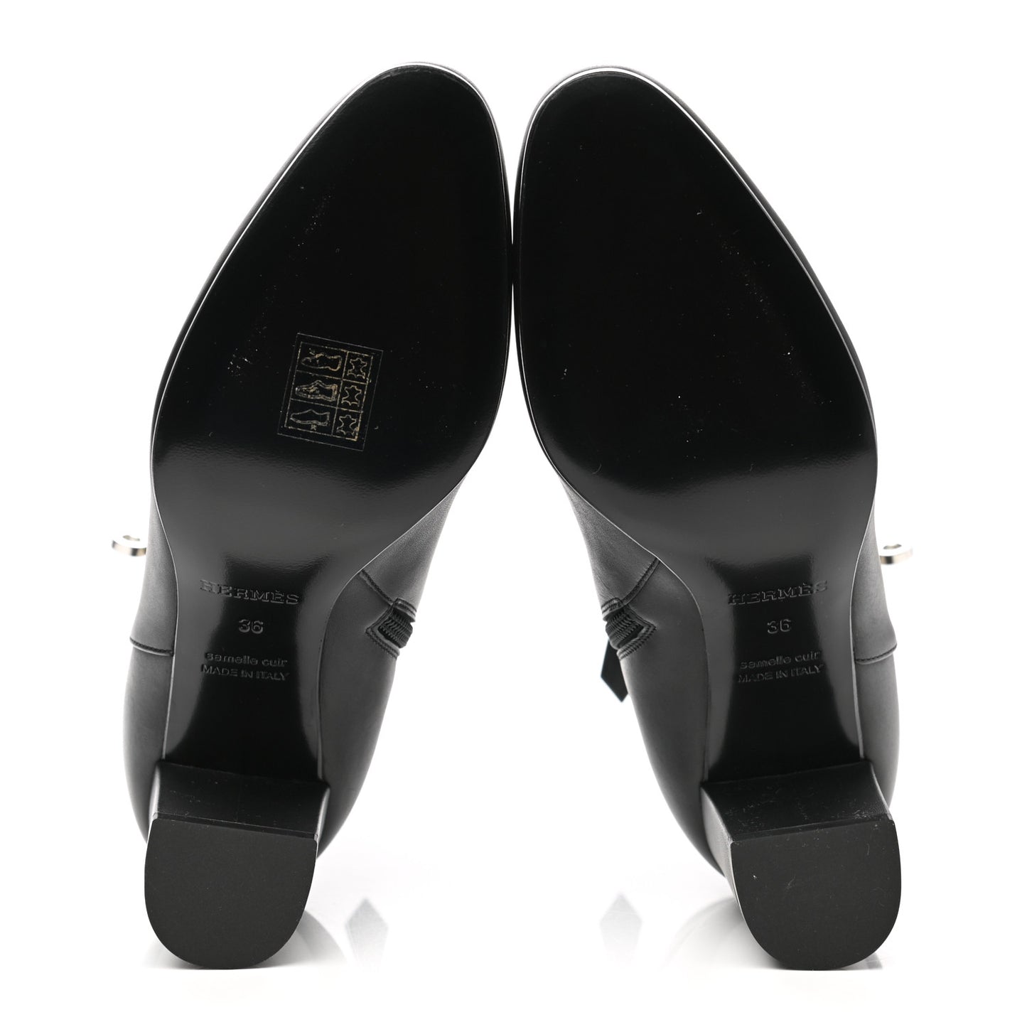 Calfskin Saint Germain Ankle Boots 36 Black