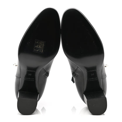 Hermes Calfskin Saint Germain Ankle Boots 36 Black 5 of 8