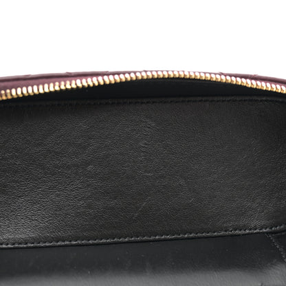 Saint Laurent Lambskin Quilted Mini Gaby Vanity Case Rouge Cabernet 12 of 13