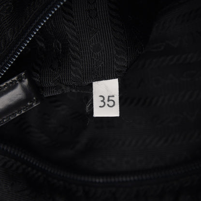 Prada Nylon Vela Medium Backpack Black 7 of 7