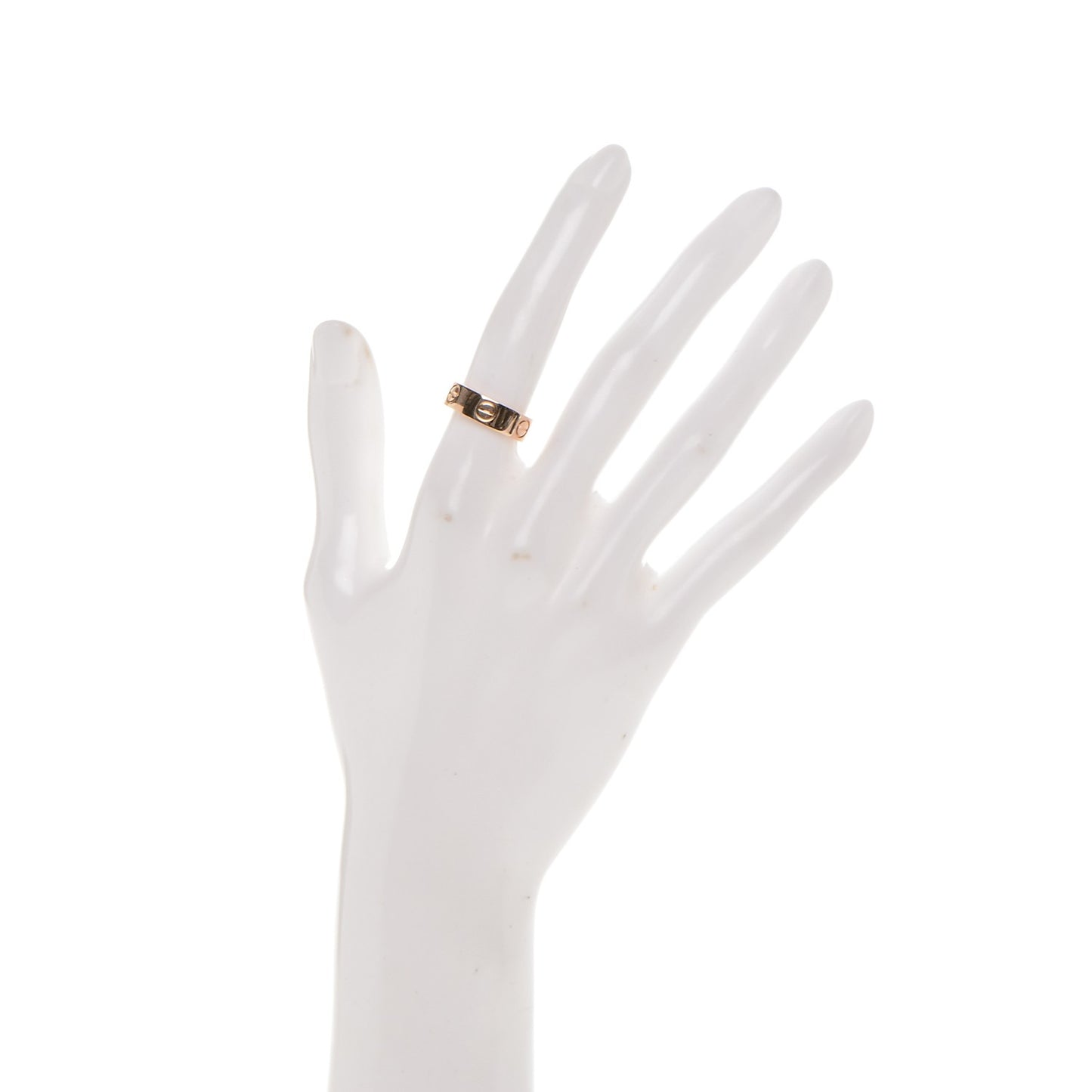 18K Pink Gold 5.5mm LOVE Ring 50 5.25