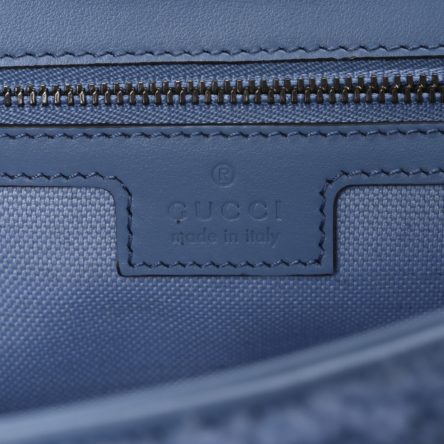 Gucci Merino Wool Matelasse Small GG Marmont Shoulder Bag Cadet Blue 6 of 10