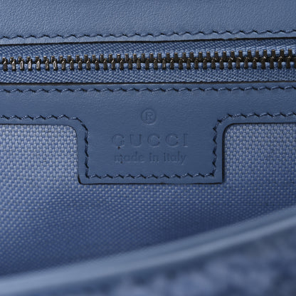 Gucci Merino Wool Matelasse Small GG Marmont Shoulder Bag Cadet Blue 6 of 10