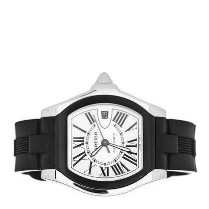 Cartier Stainless Steel Rubber 37mm Roadster Automatic Watch 2 of 4