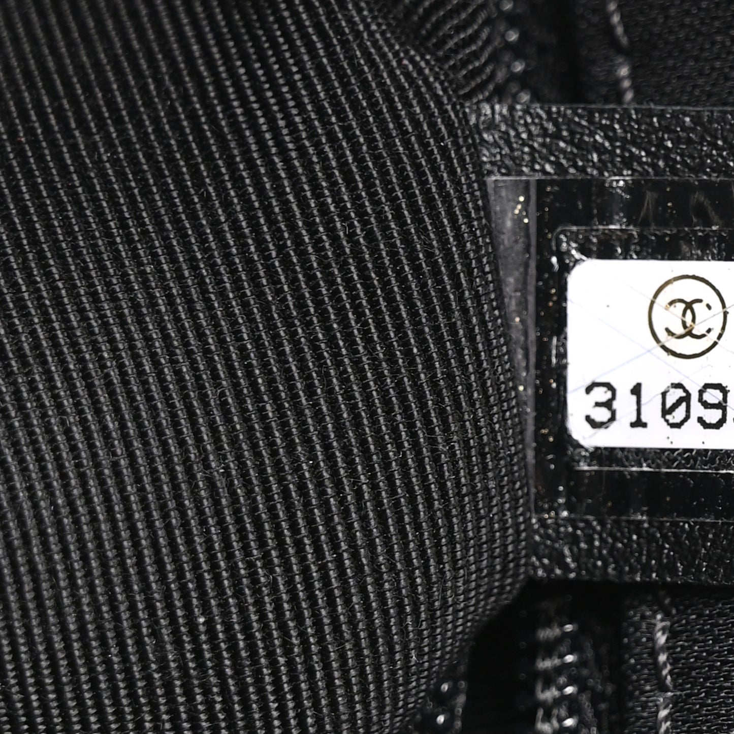 Fabric Printed Medium Chanel 19 Flap Black Ecru