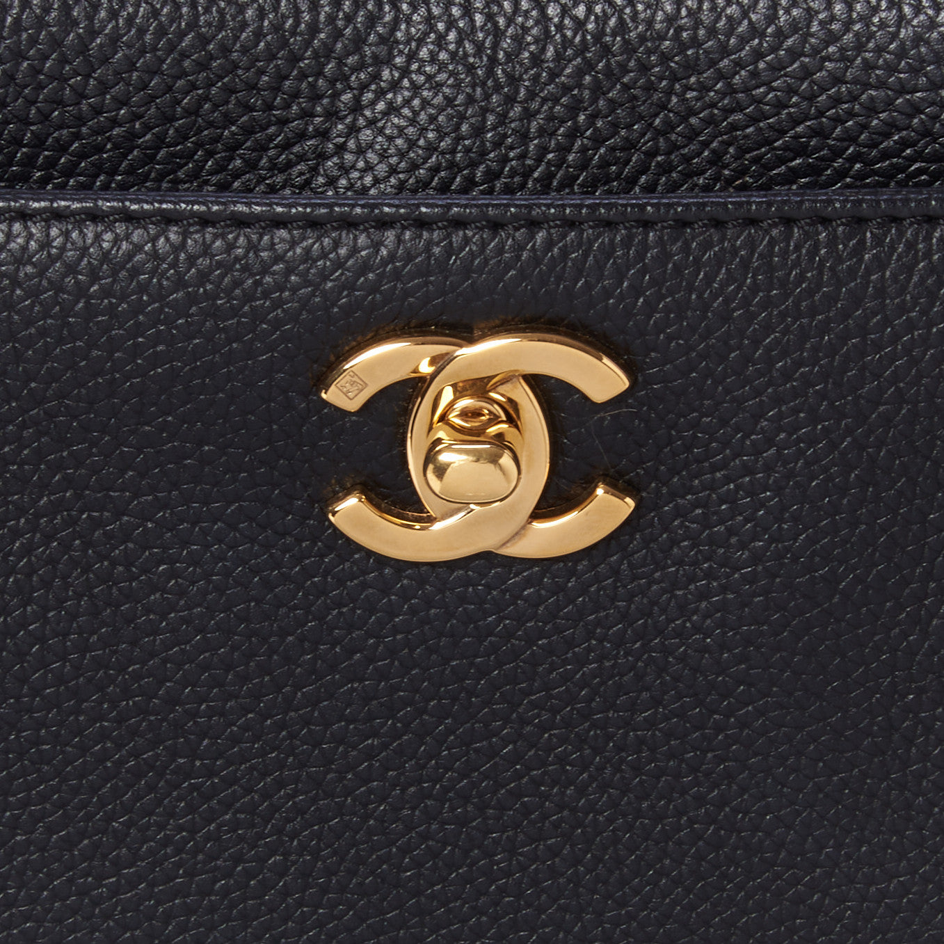 Chanel Calfskin Cerf Executive Shopper Tote Black 8 of 10