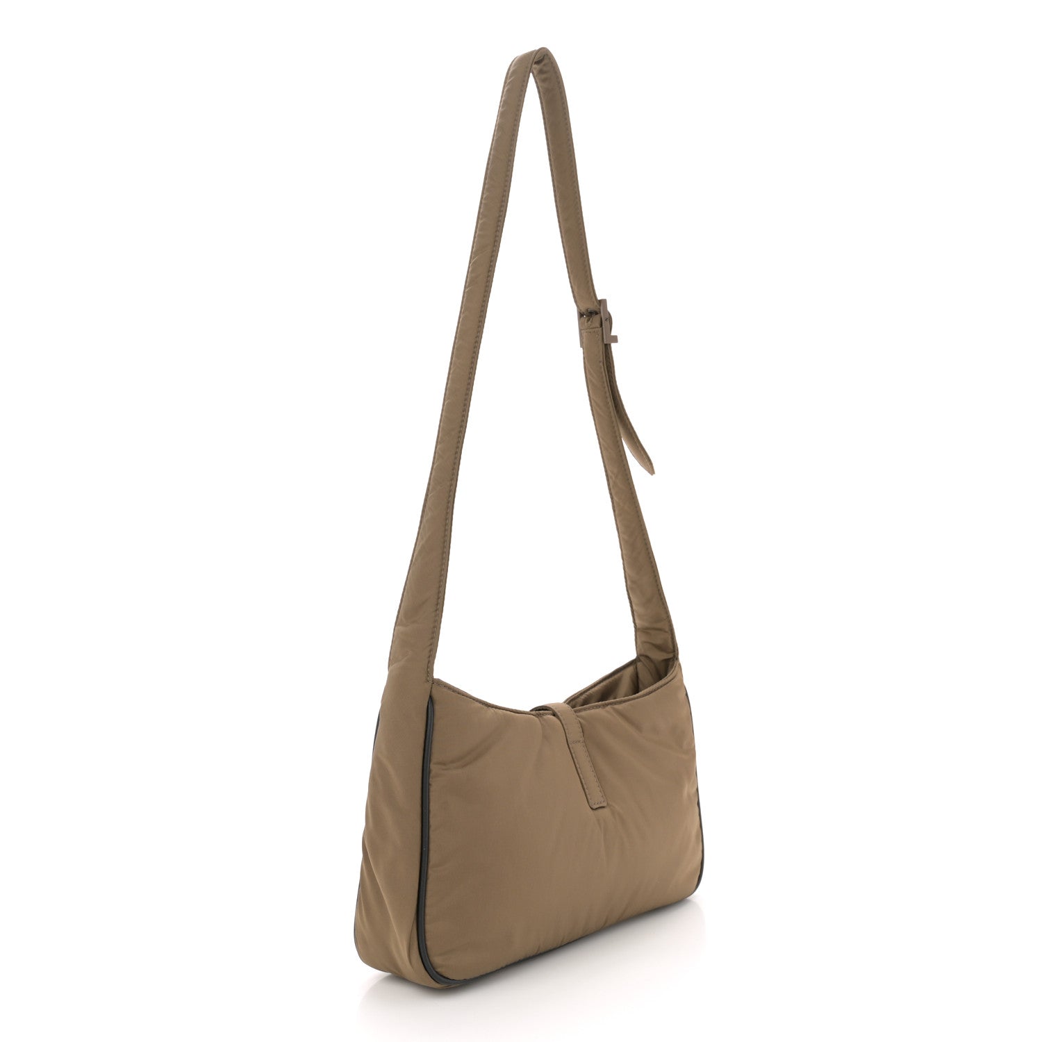 Saint Laurent Econyl Nylon Le 5 A 7 Hobo Bag Green 2 of 10