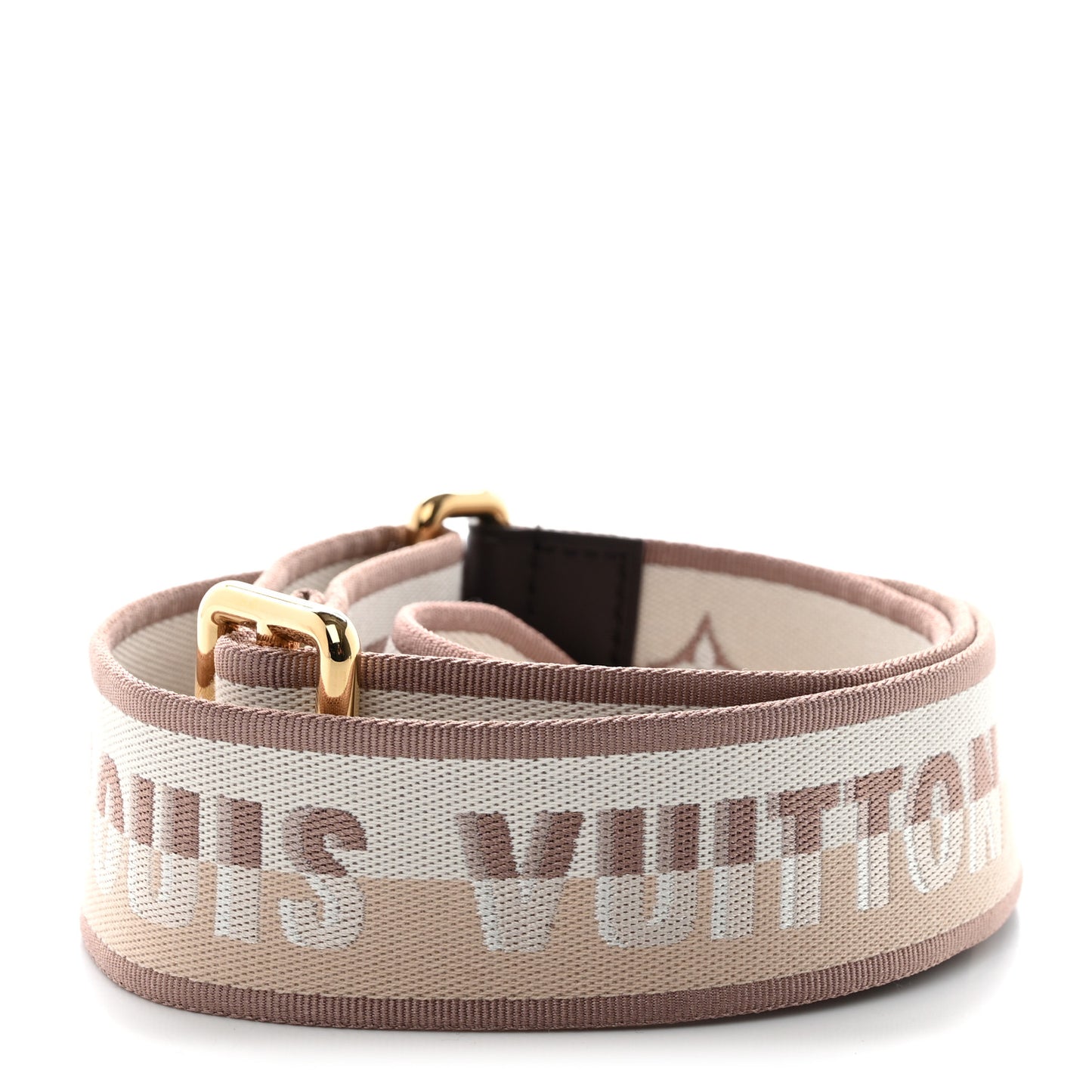 Jacquard Speedy Bandouliere 20 Shoulder Strap Beige Brown