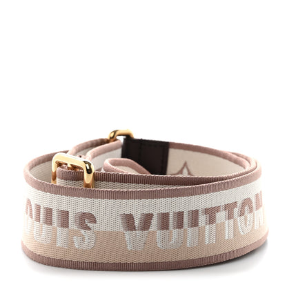 Louis Vuitton Jacquard Speedy Bandouliere 20 Shoulder Strap Beige Brown 2 of 3