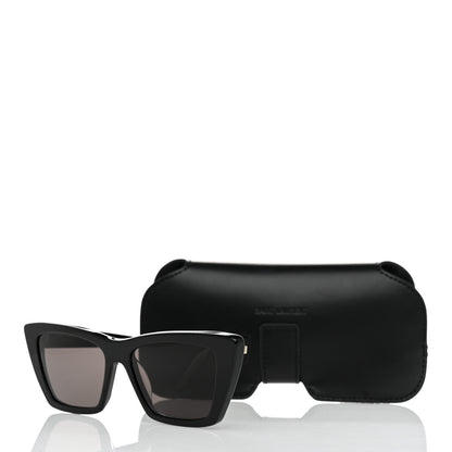 Saint Laurent Acetate Mica Cat Eye Sunglasses SL 276 Black 8 of 8
