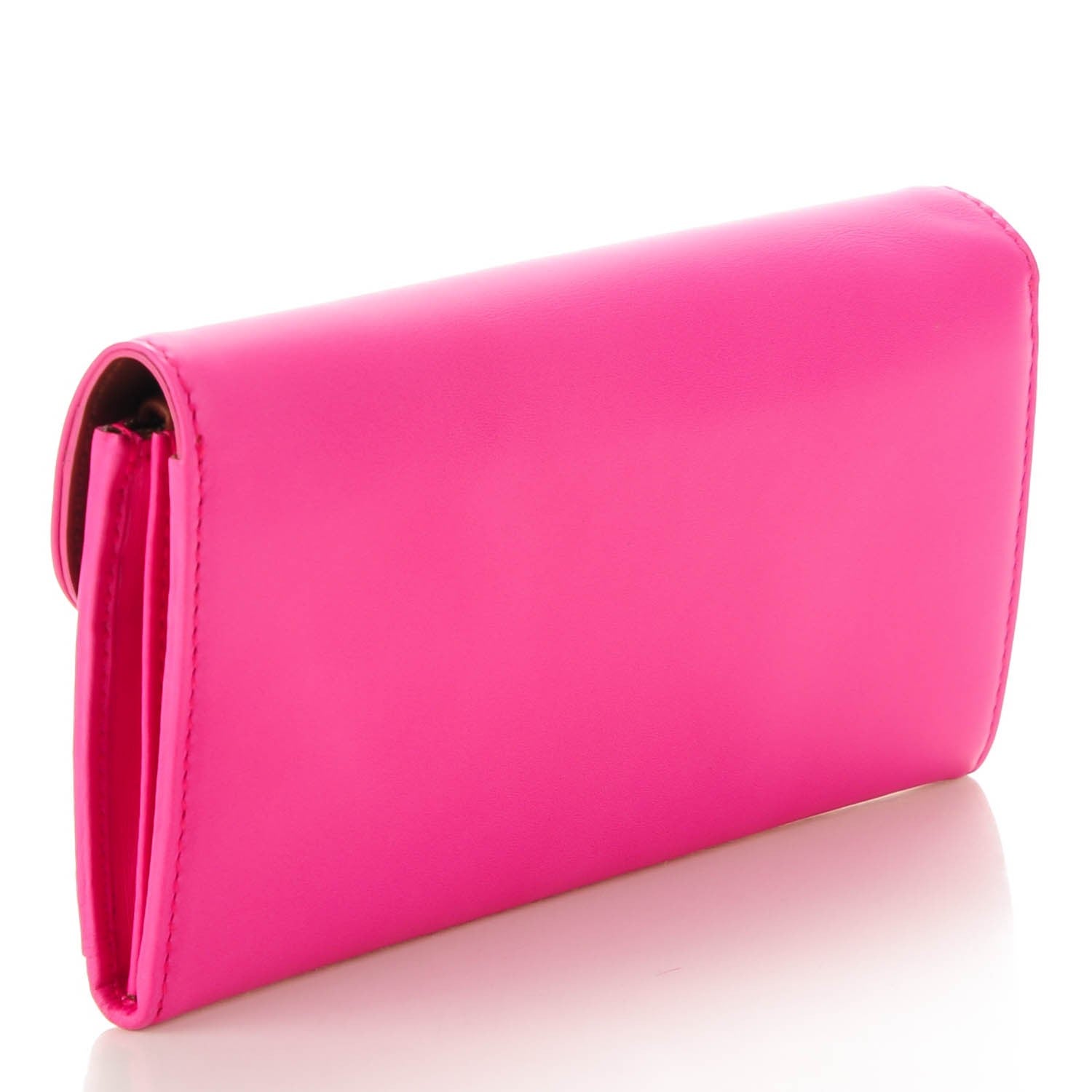 Proenza Schouler Smooth Calfskin PS11 Continental Wallet Hot Pink 3 of 6