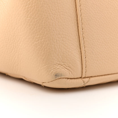 Chanel Caviar Quilted Grand Shopping Tote GST Beige Clair 12 of 13