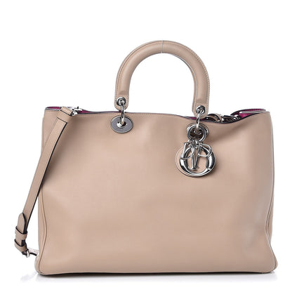 Christian Dior Smooth Calfskin Large Diorissimo Tote Beige 1 of 8