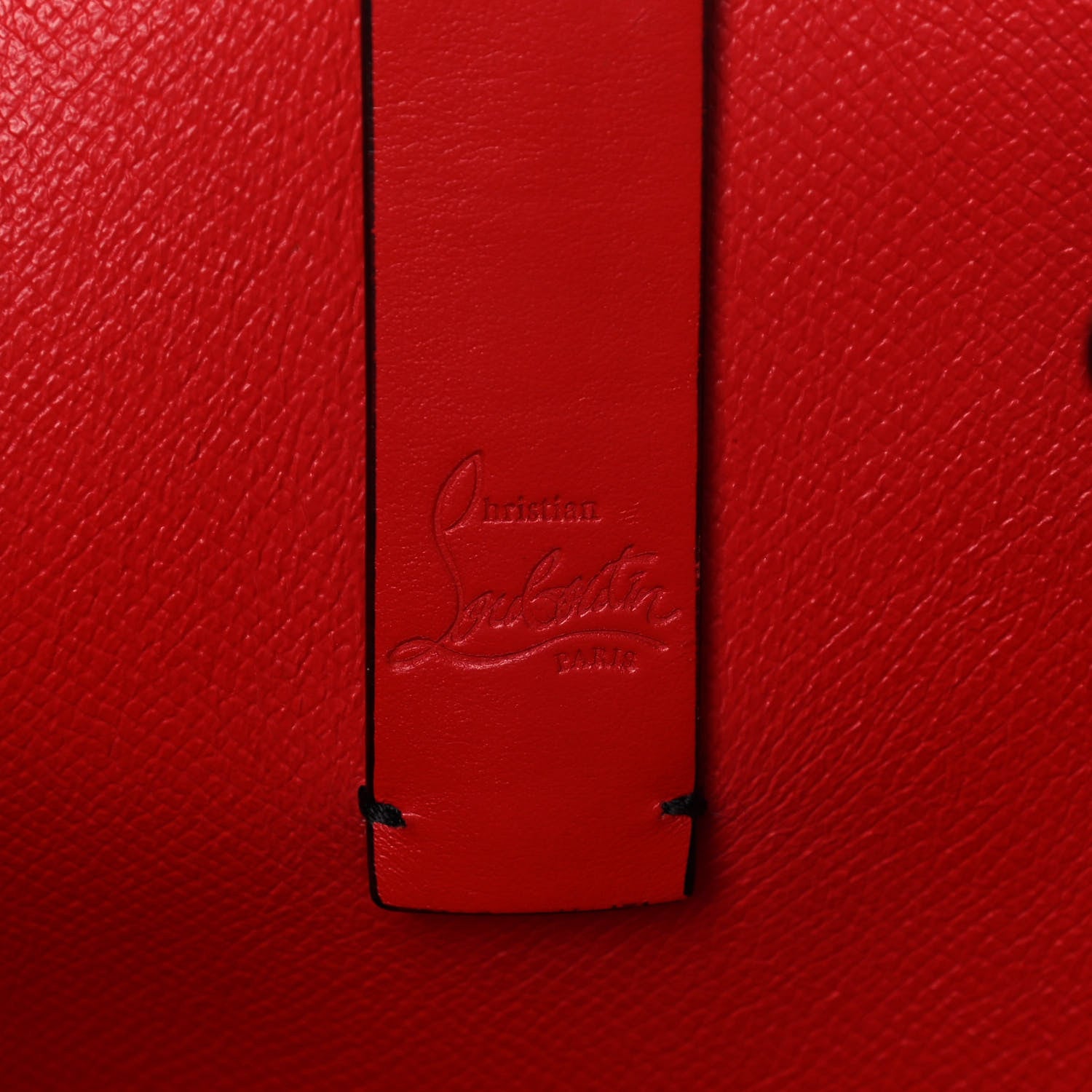 Christian Louboutin Calfskin Spikes East West Cabata Tote Black 6 of 12