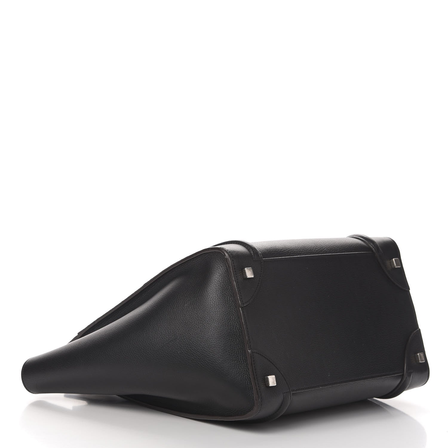 Celine Drummed Calfskin Mini Luggage Black 4 of 13