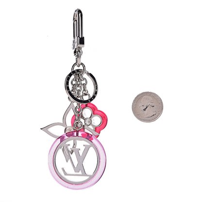 Louis Vuitton Colorline Bag Charm Key Holder Pink Glitter 2 of 3