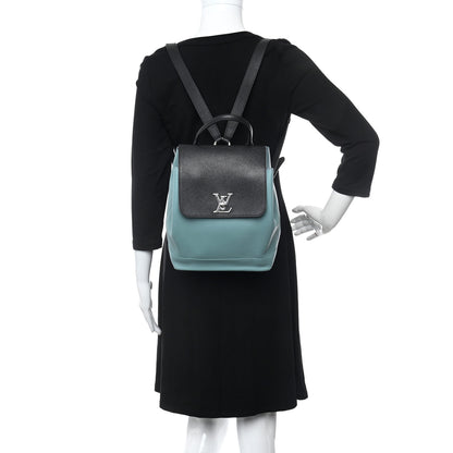 Louis Vuitton Calfskin Lockme Backpack Sky 2 of 13