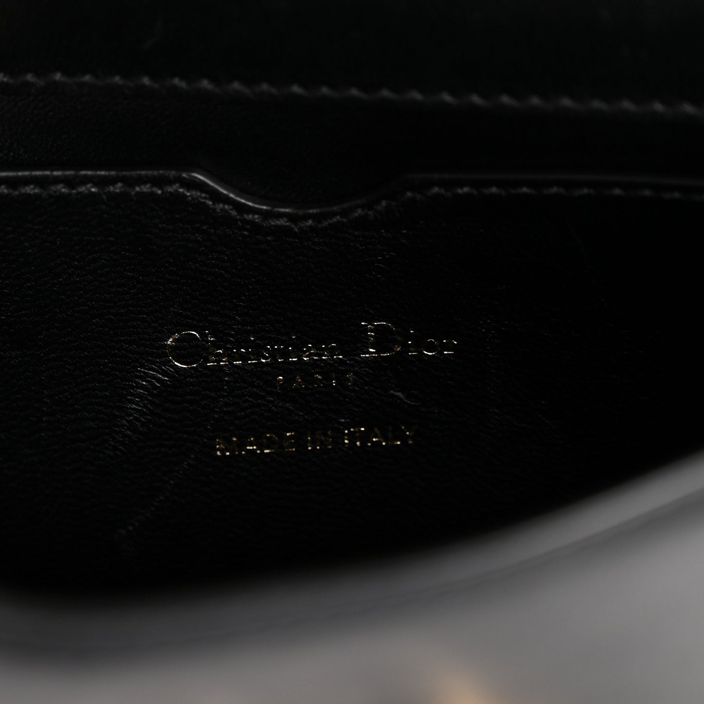 Smooth Calfskin Micro 30 Montaigne Flap Bag Black