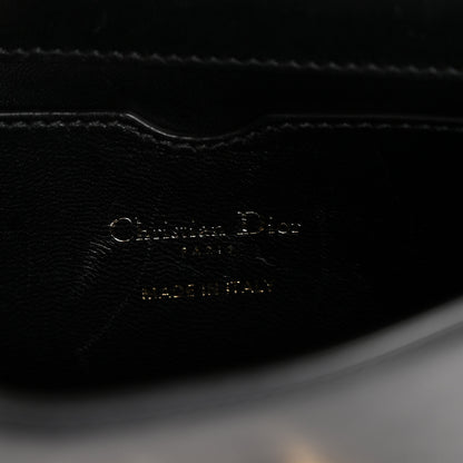 Christian Dior Smooth Calfskin Micro 30 Montaigne Flap Bag Black 6 of 13