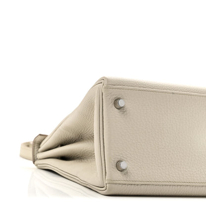 Hermes Togo Matte Alligator Kelly Retourne Touch 28 Beton 9 of 11