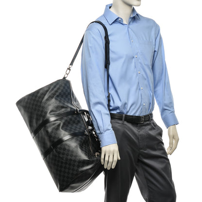 Louis Vuitton Damier Graphite Keepall Bandouliere 55 2 of 9
