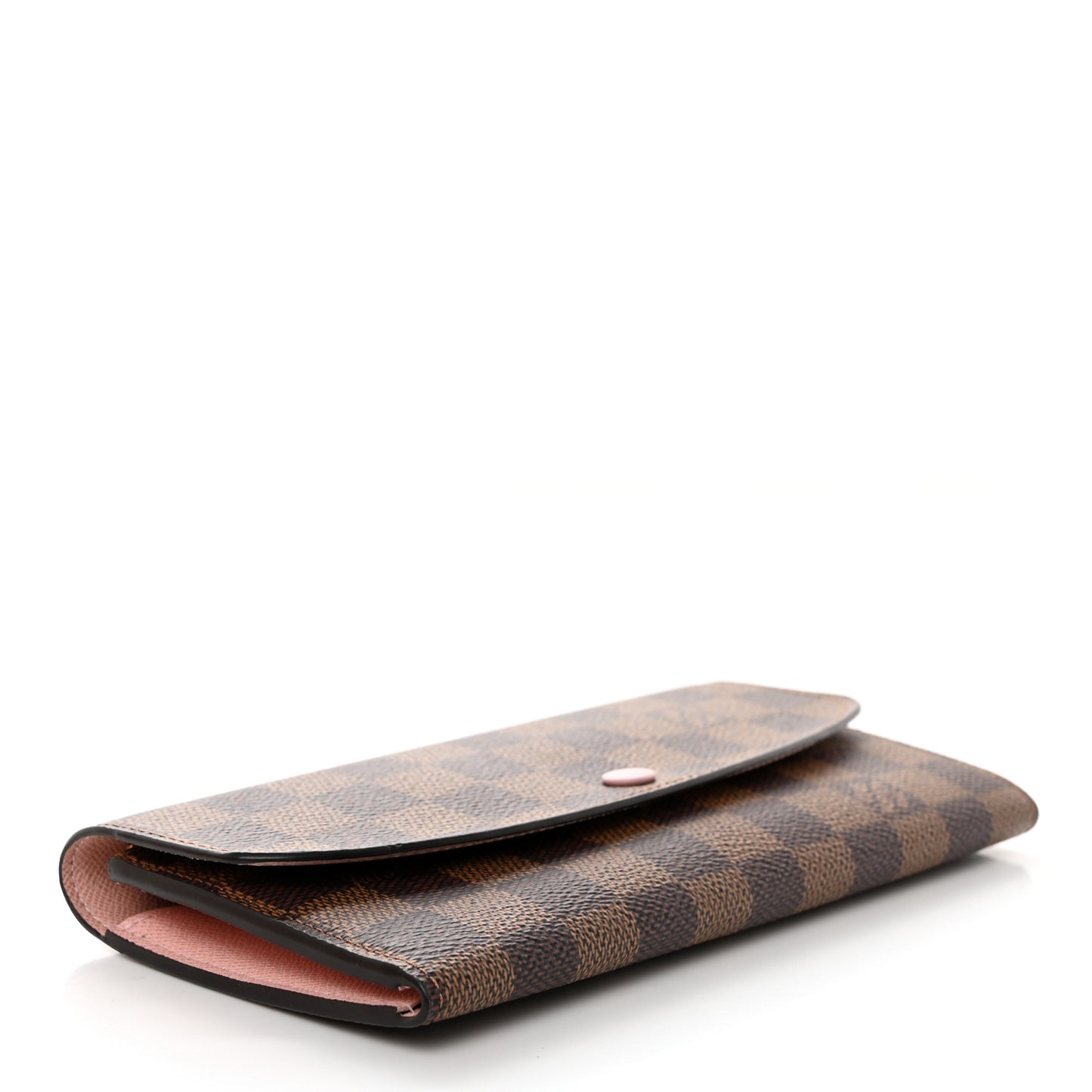 Damier Ebene Emilie Wallet Rose Ballerine