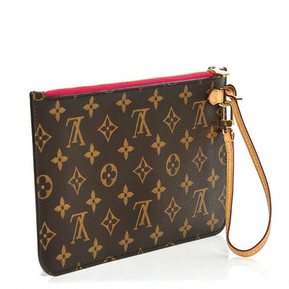 Louis Vuitton Monogram Neverfull MM GM Pochette Pivoine 3 of 6