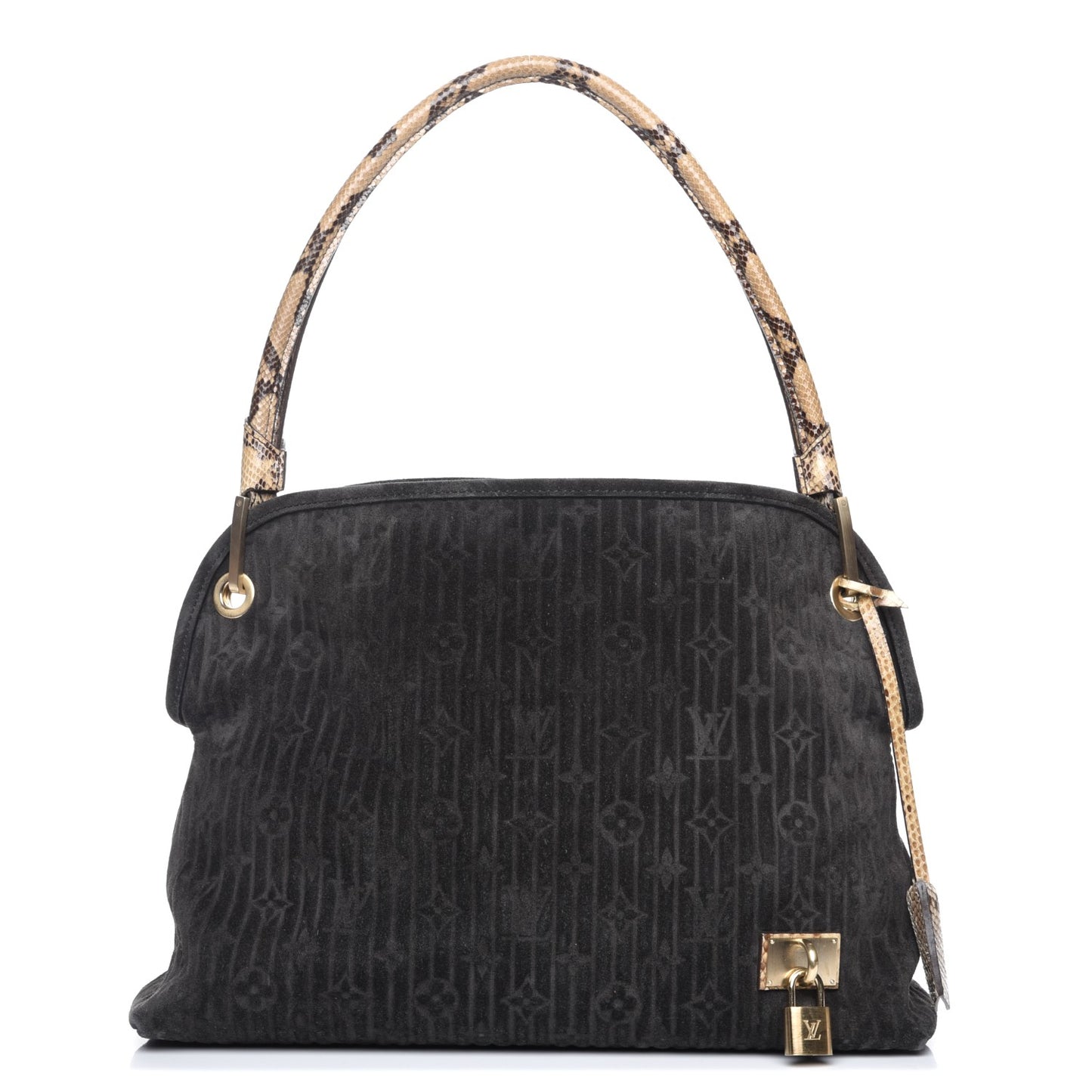 Monogram Suede Embossed Wish Kohl