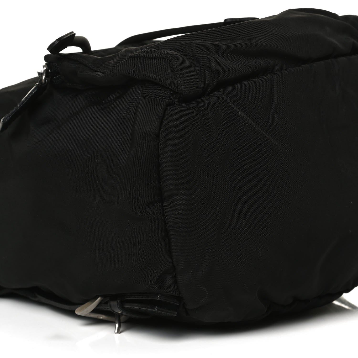 Prada Tessuto Nylon Vela Cinch Backpack Black 9 of 16